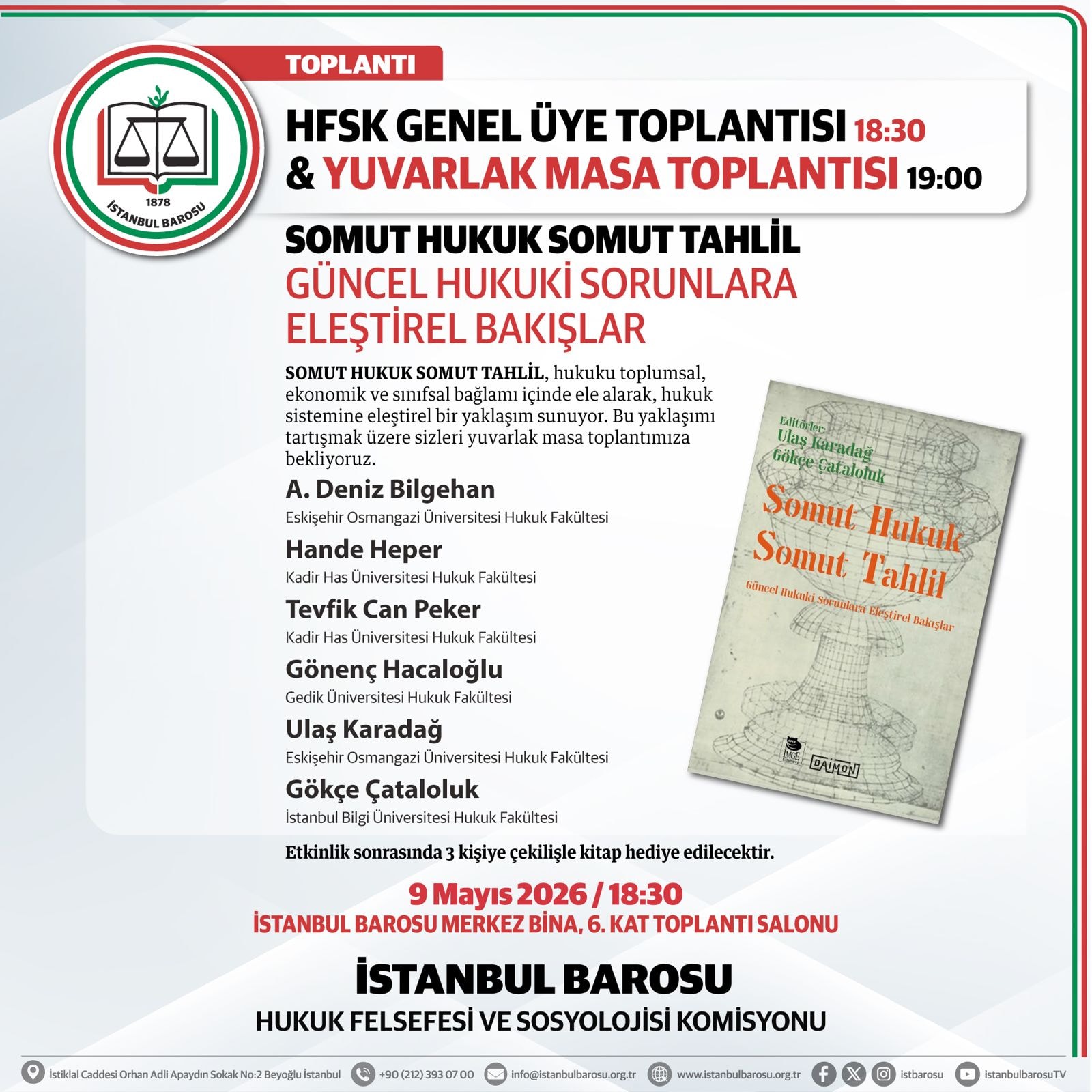 SOMUT HUKUK SOMUT TAHLİL GÜNCEL HUKUKİ SORUNLARA ELEŞTİREL BAKIŞLAR
