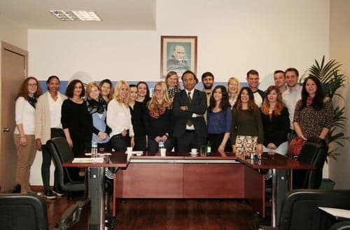 Alman Hukuk Stajyerleri İstanbul Barosu’Nu Ziyaret Etti