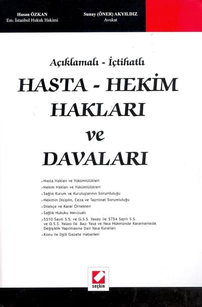 Hasta - Hekim Hakları Ve Davaları