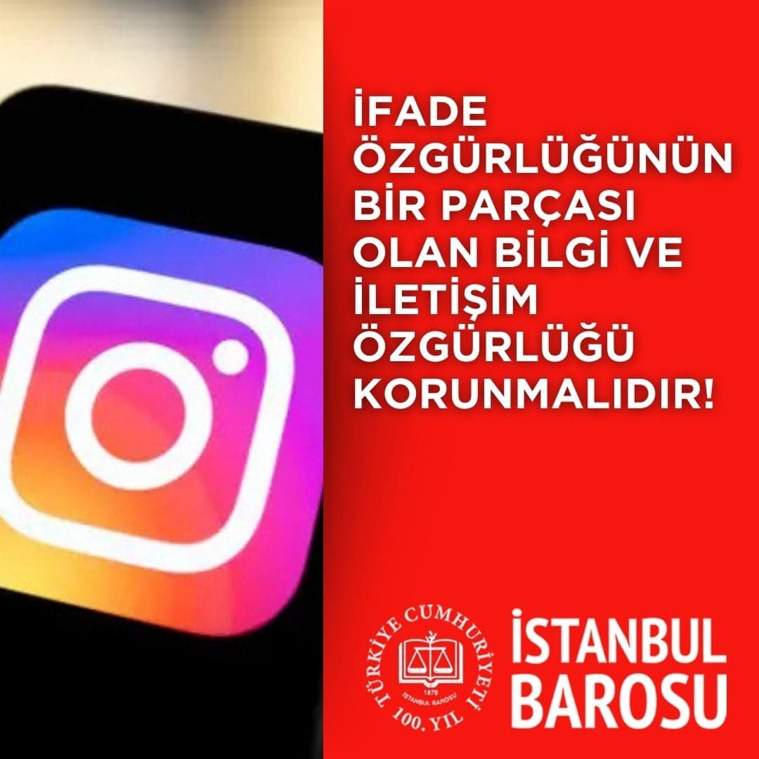 İfade özgürlüğünün bir parçası olan bilgi ve iletişim özgürlüğü korunmalıdır!