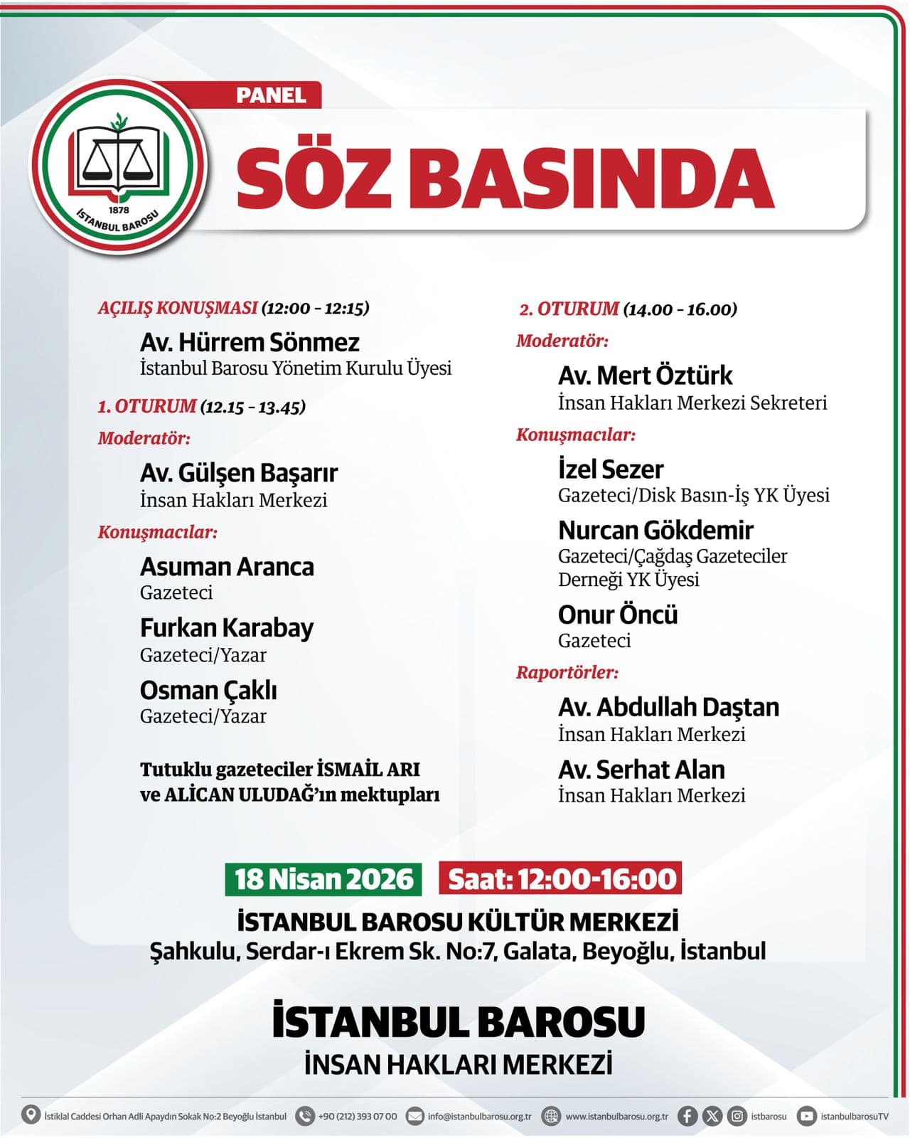 SÖZ BASINDA