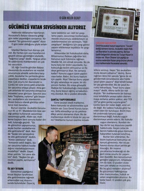 Haftalık ‘Bağımsız’ Dergisinde Başkan Kocasakal’In Röportajı

 - 8