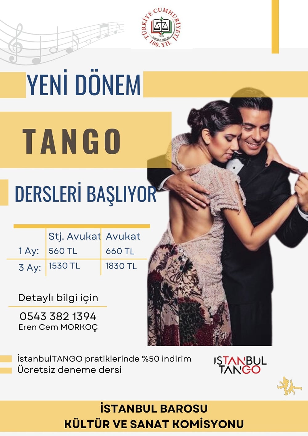 Yeni Dönem Tango Dersleri Başlıyor