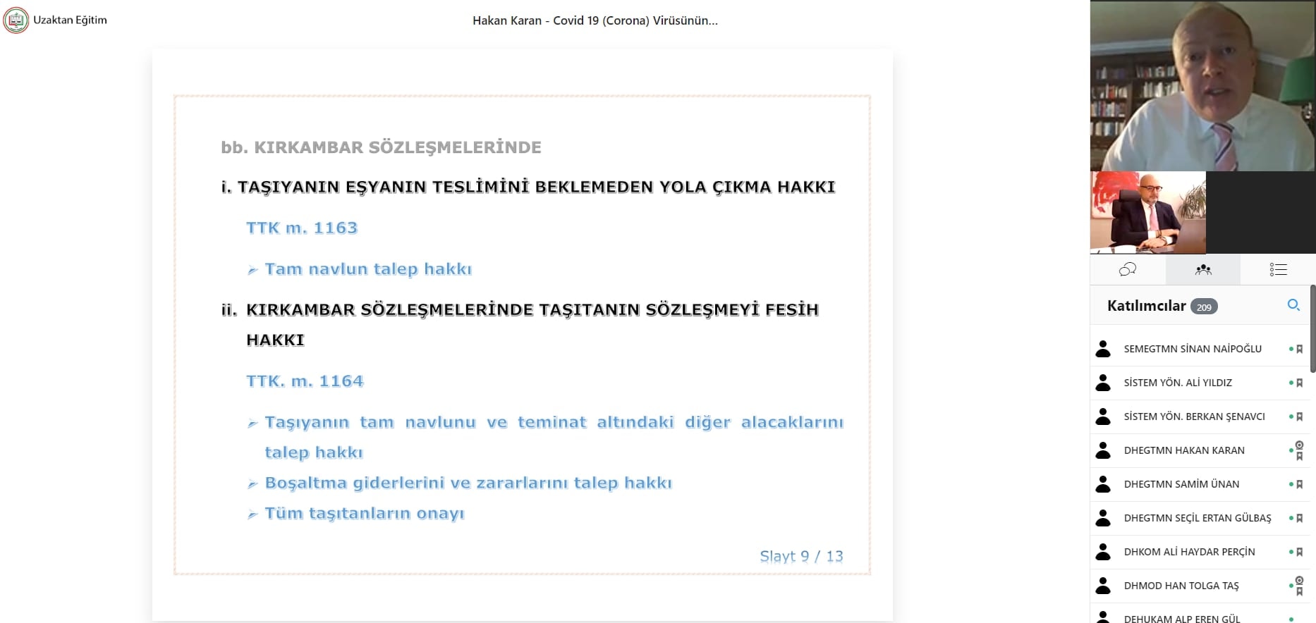 COVID-19 (CORONA) Virüsünün Deniz Ticaretine Hukuki Etkileri - 4