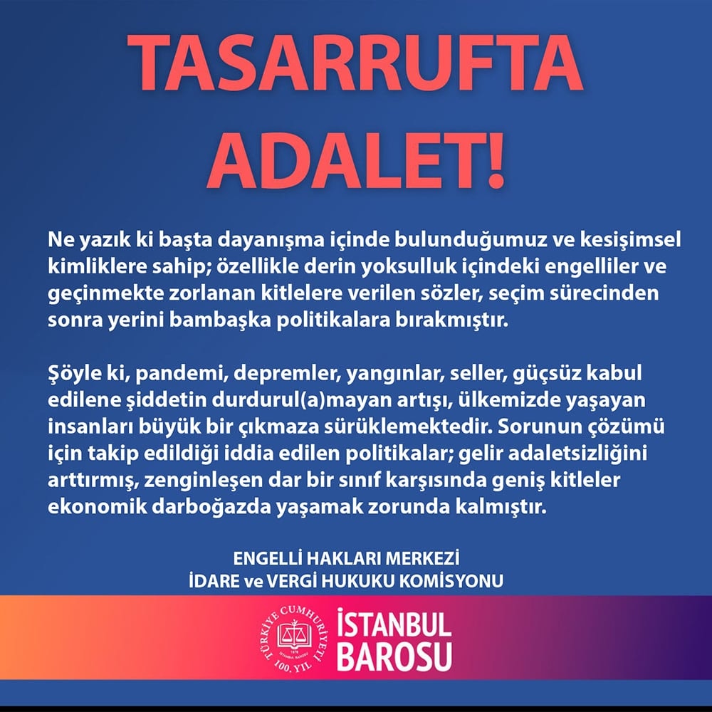 Tasarrufta Adalet - 1