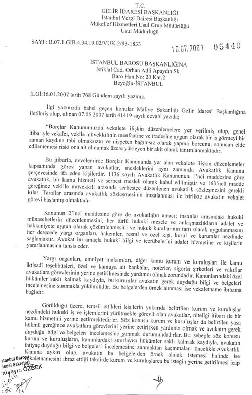 Avukatlara Görevlerinde Zorluk Çıkaran Vergi Dairelerine, Gelir İdaresi Başkanlığından Önemli Uyarılar - 3