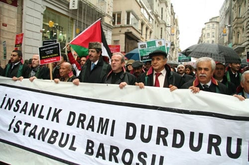 İstanbul Barosu İsrail’İn Gazze Saldırısını Kınadı - 21