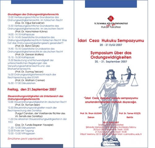 Kültür Üniversitesi "İdari Ceza Hukuku" Sempozyumu - 4