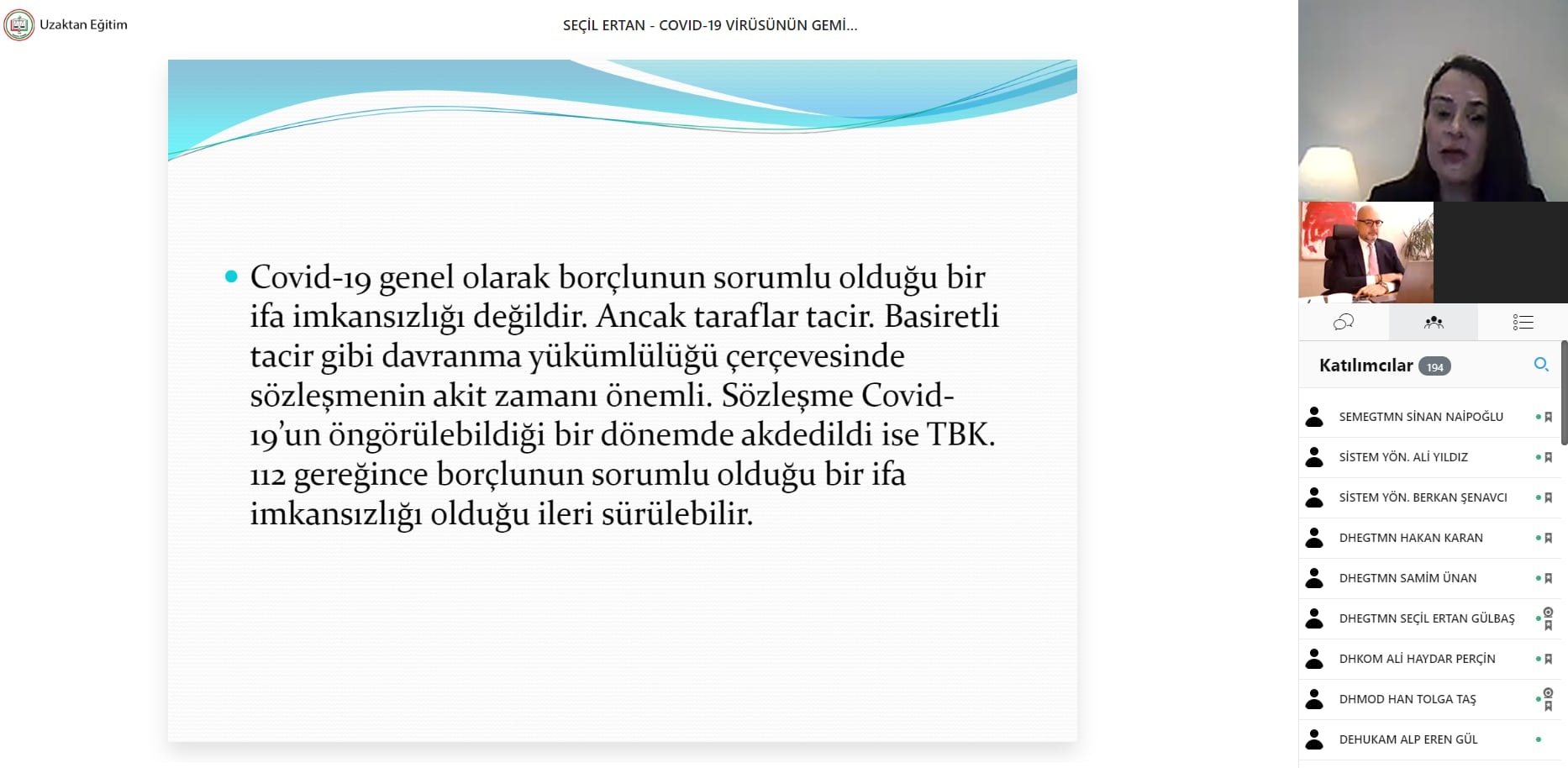COVID-19 (CORONA) Virüsünün Deniz Ticaretine Hukuki Etkileri - 5