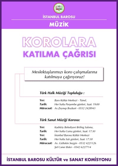 Korolarımıza Katılma Çağrısı - 1