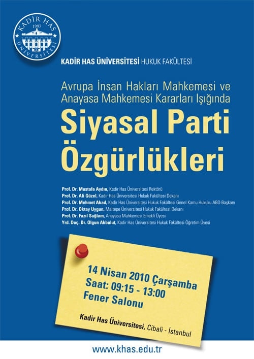 Siyasal Parti Özgürlükleri - 1
