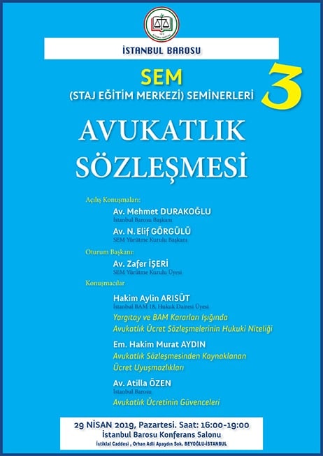 TELAFİ: AVUKATLIK SÖZLEŞMESİ