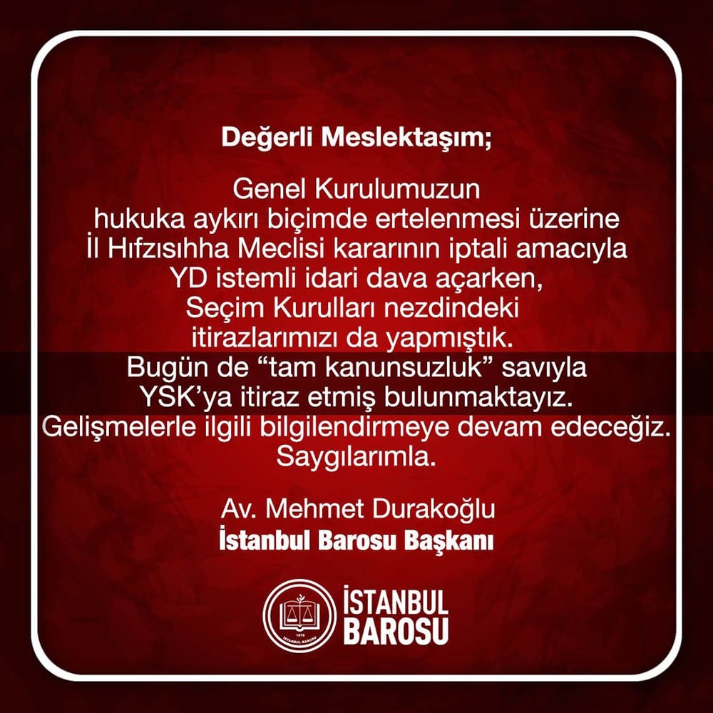 YSK'ya İtiraz