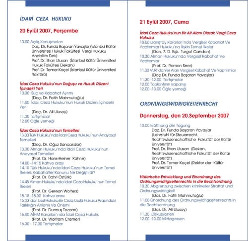 Kültür Üniversitesi "İdari Ceza Hukuku" Sempozyumu - 5