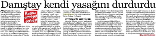 Basının Emniyet Binalarına Girişinin Yasaklanmasının Yürütmesi Durduruldu - 2