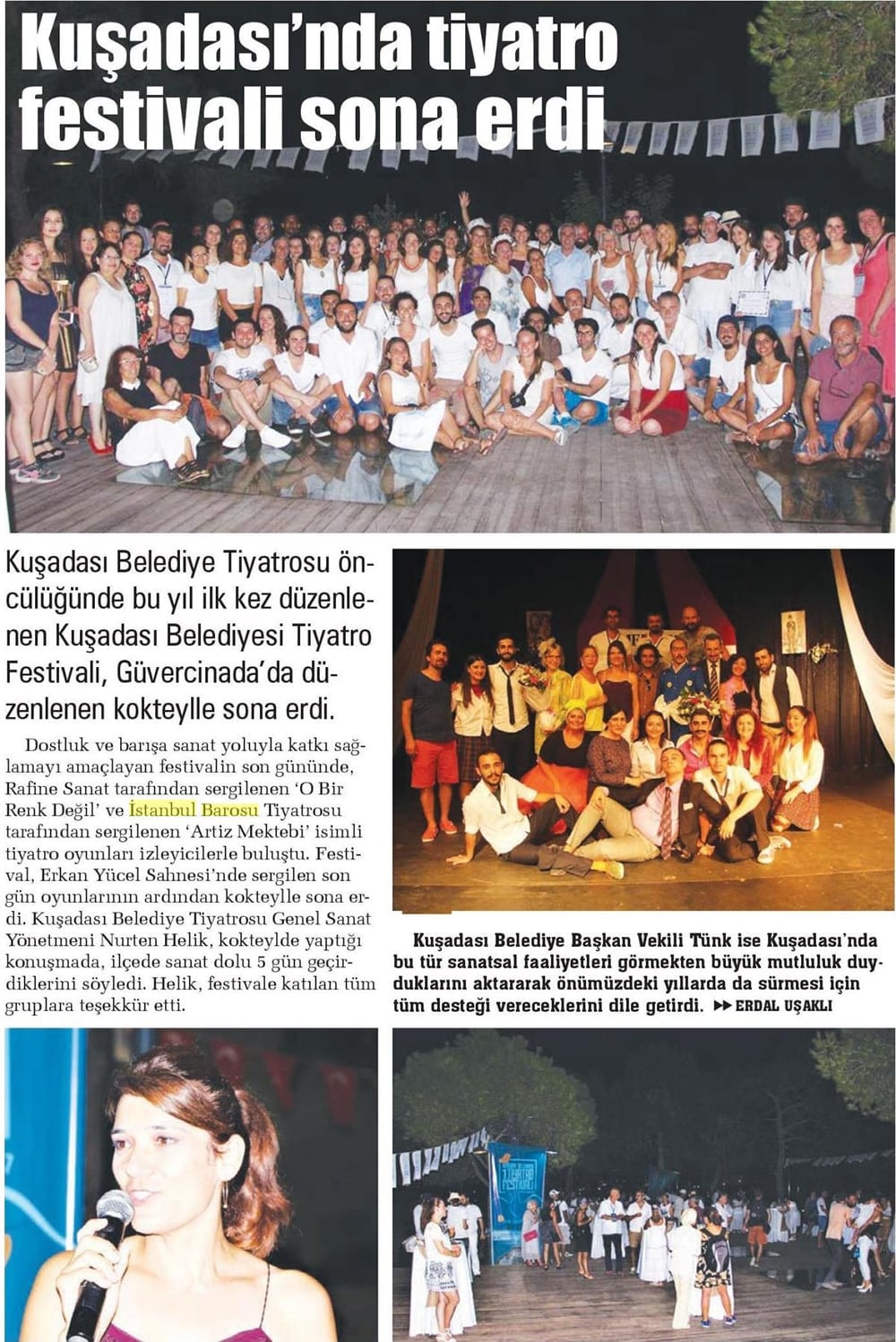 İstanbul Barosu Tiyatrosu Kuşadası Festivaline Katıldı - 4