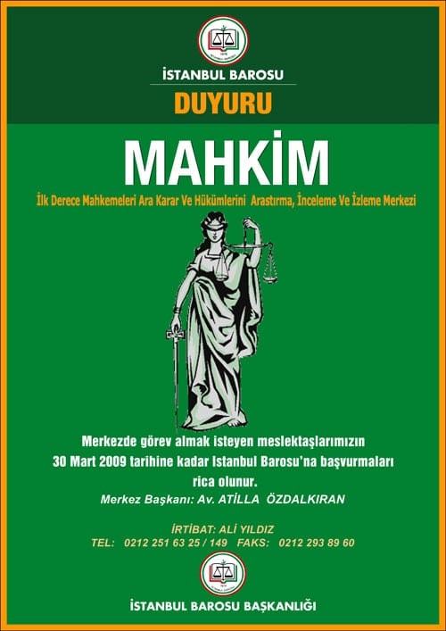 Mahkim İçin Başvurular Başladı - 1