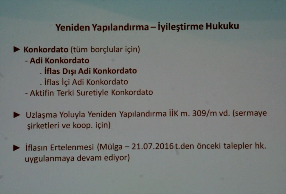 Konkordato Paneli Anadolu Adliyesinde Tekrarlandı - 7