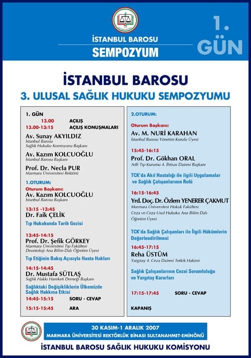 3. Ulusal Sağlık Hukuku Sempozyumu - 1
