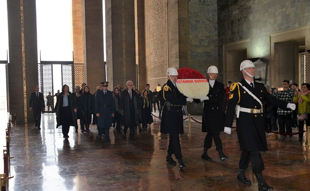 İstanbul Barosu Yönetim Kurulu Anıtkabir'de Ata'nın Huzurundaydı - 4