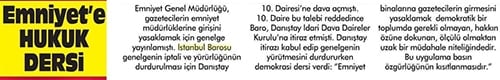 Basının Emniyet Binalarına Girişinin Yasaklanmasının Yürütmesi Durduruldu - 6