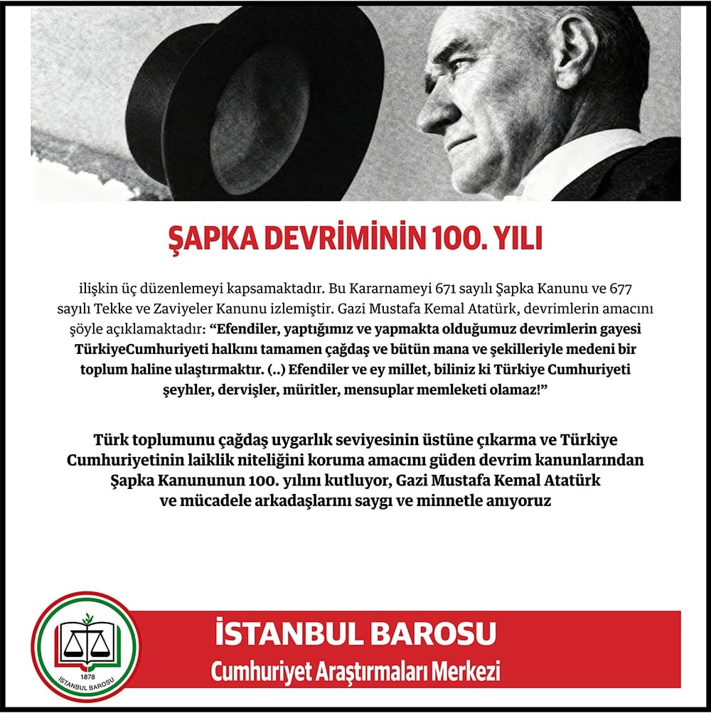 Şapka Devriminin 100. Yılı - 3