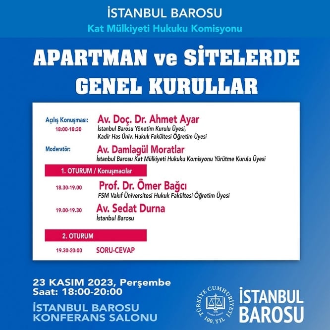 Apartman ve Sitelerde Genel Kurullar Semineri - 8