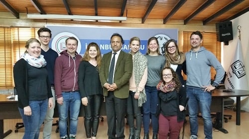 Alman Stajyerler İstanbul Barosu’Nu Ziyaret Etti

