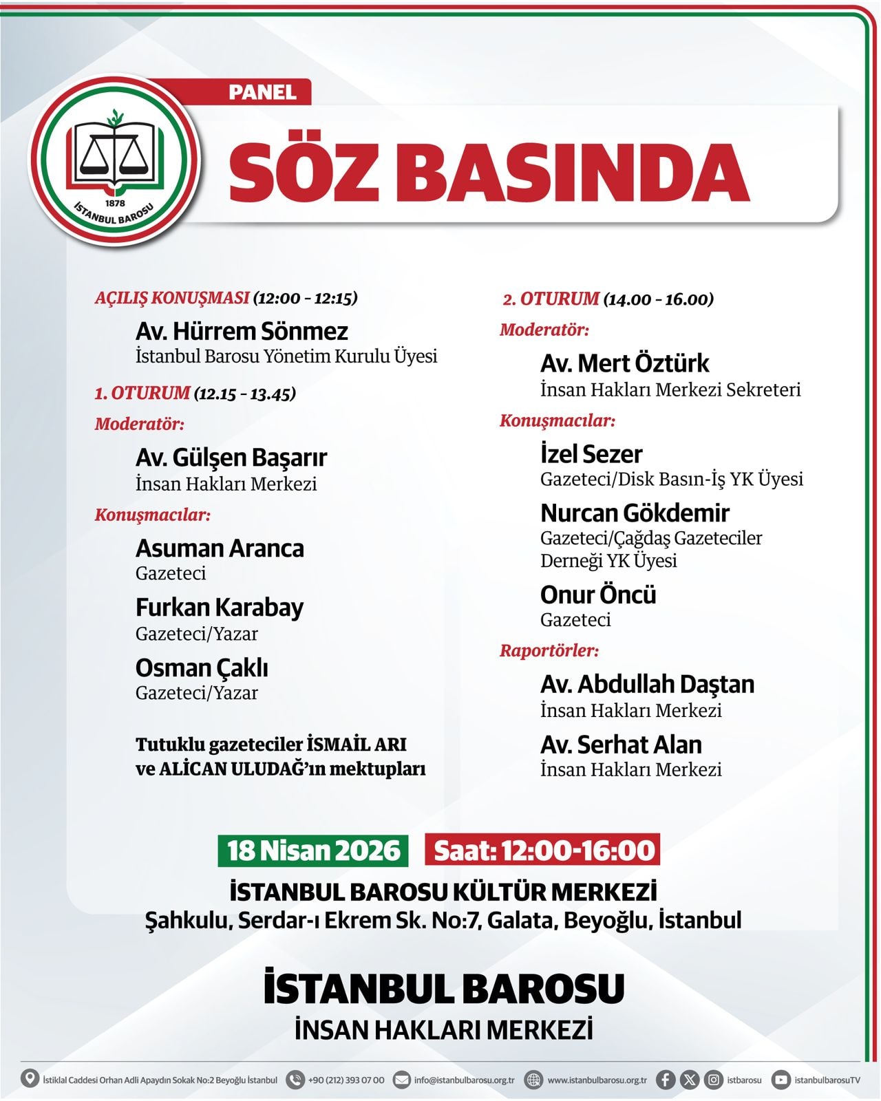 SÖZ BASINDA