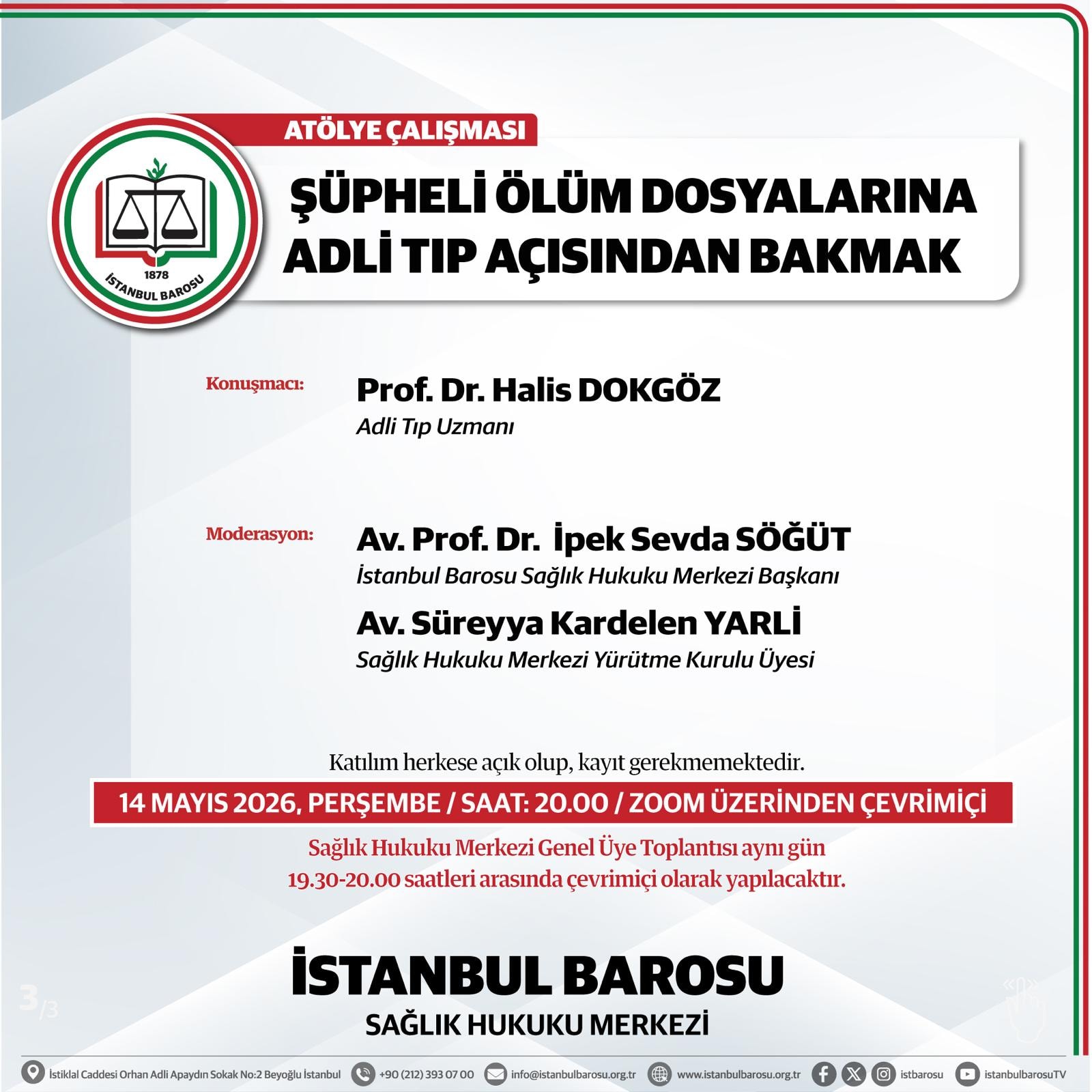 ŞÜPHELİ ÖLÜM DOSYALARINA ADLİ TIP AÇISINDAN BAKMAK