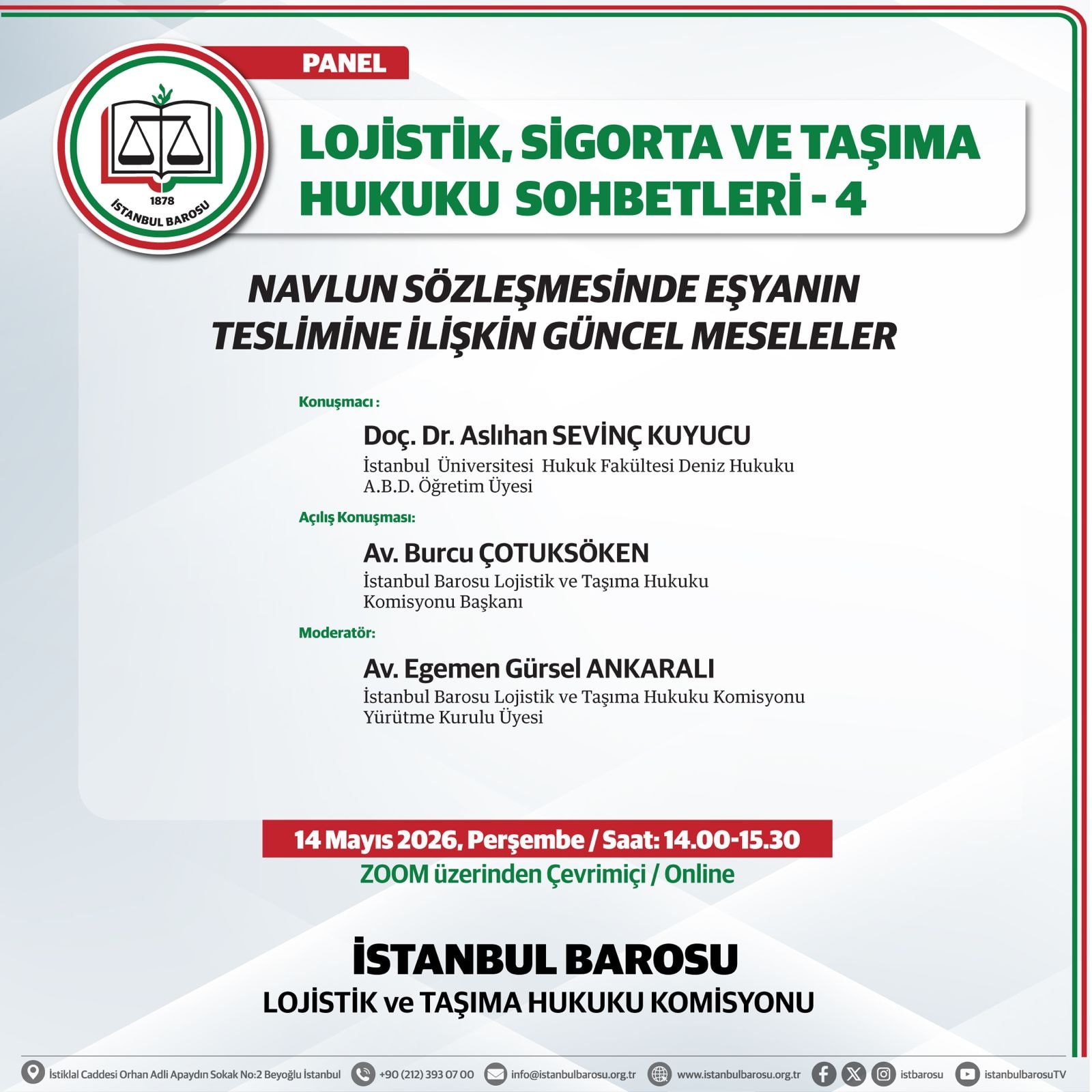 NAVLUN SÖZLEŞMESİNDE EŞYANIN TESLİMİ