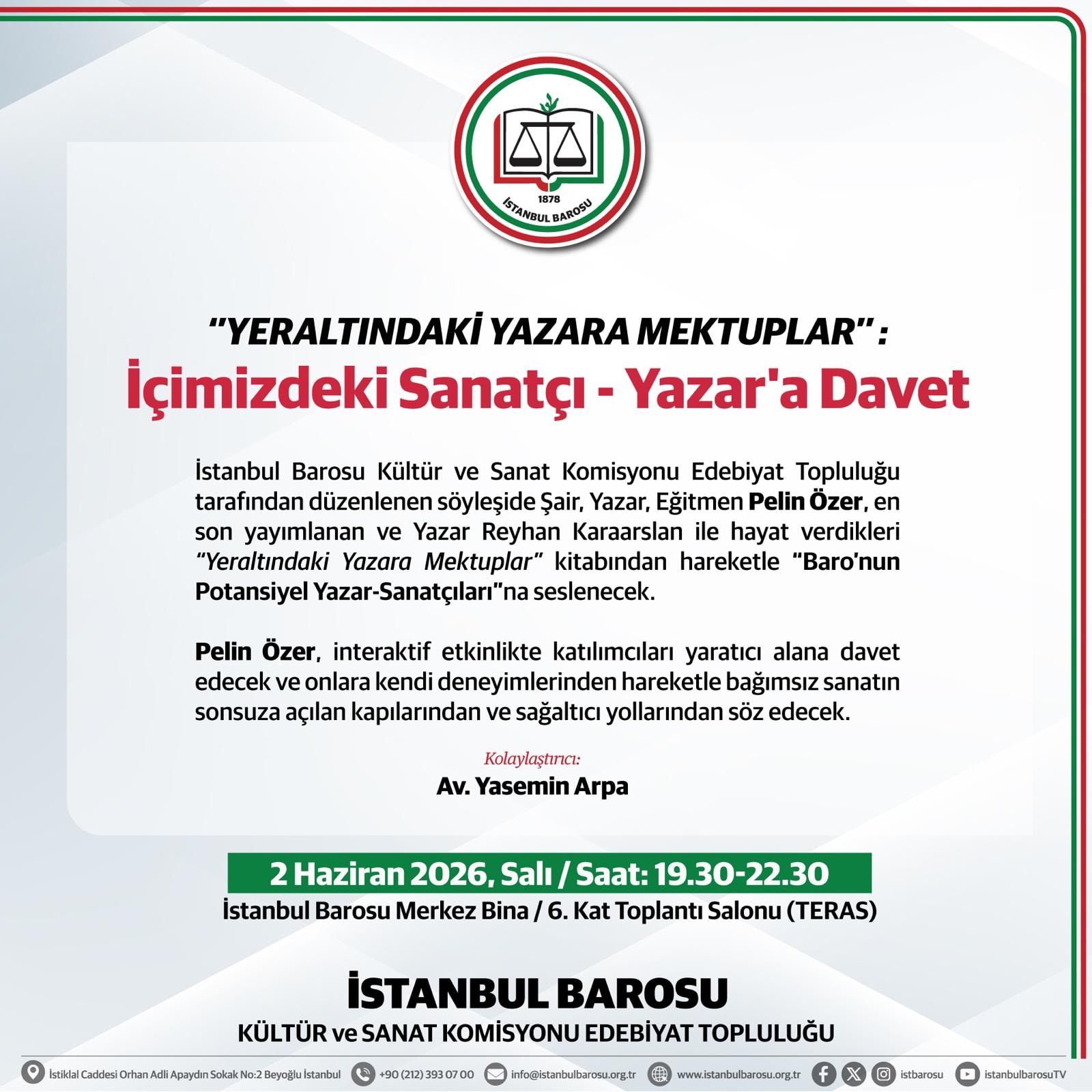 YERALTINDAKİ YAZARA MEKTUPLAR