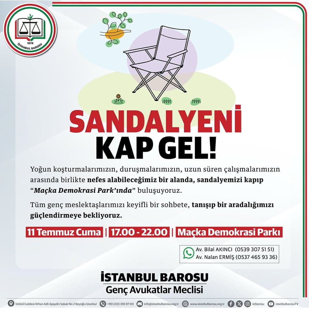Sandalyeni Kap Gel!