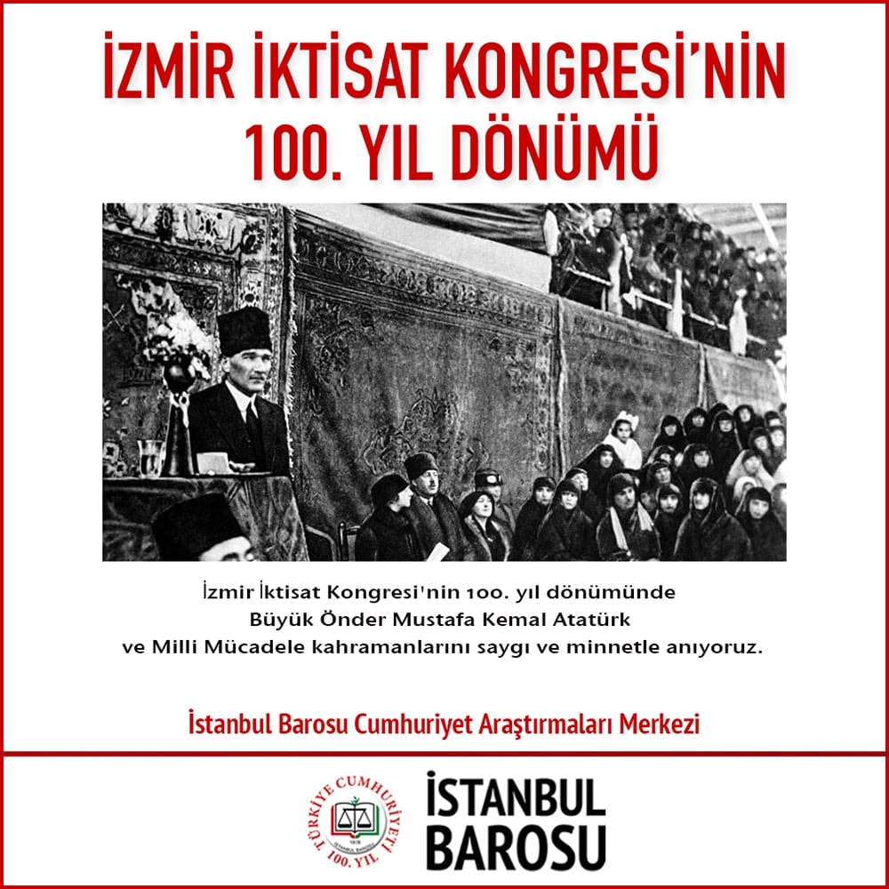 İzmir İktisat Kongresi’nin 100. Yıl Dönümü
