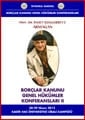 Borçlar Kanunu Genel Hükümler Konferansları Iı