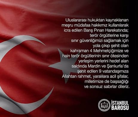 Milletimize Başsağlığı ve Sonsuz Sabırlar Dileriz