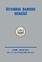 İstanbul Barosu Dergisi 2013-6 Kasım-Aralık Sayısı Çıktı