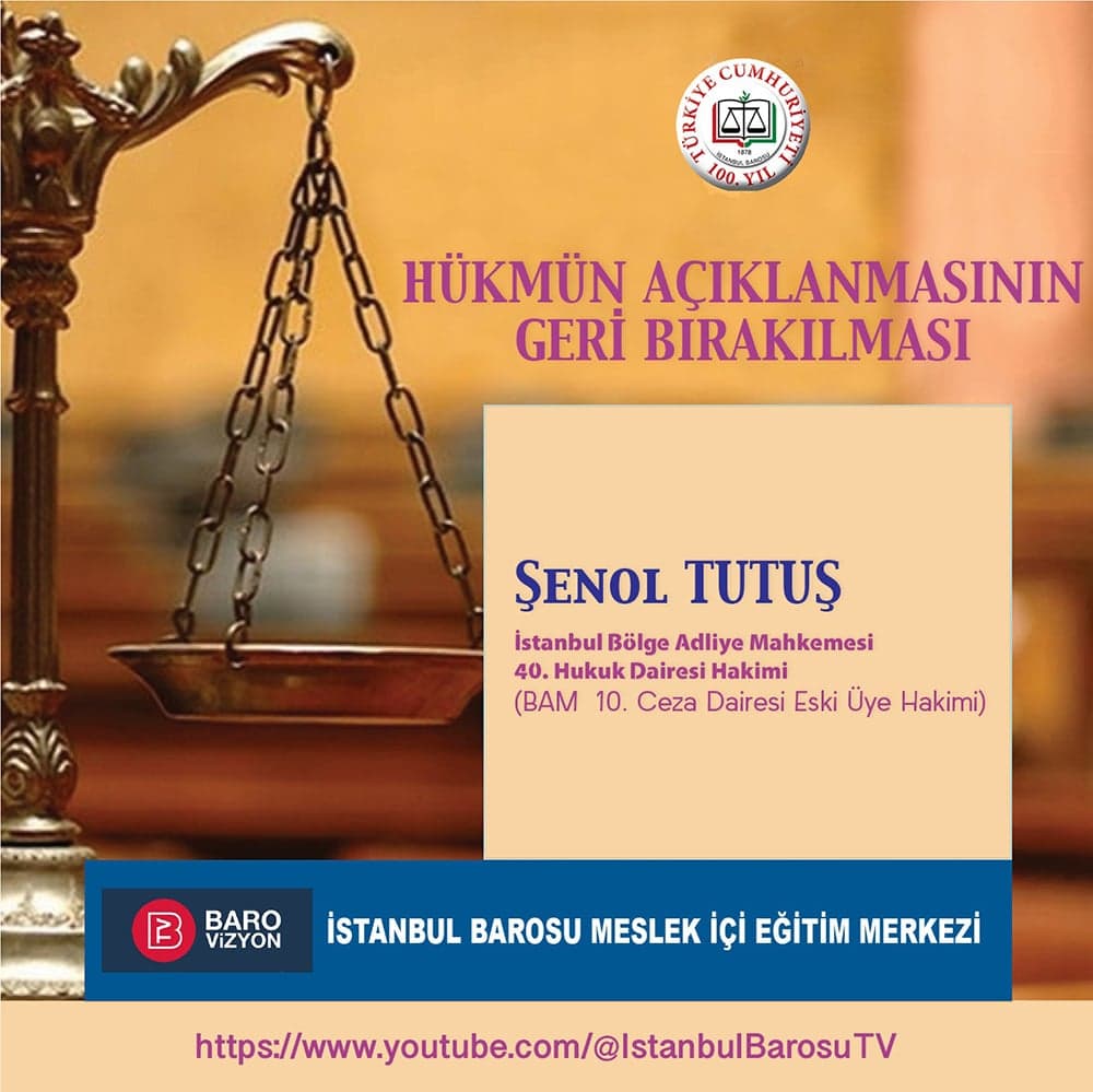 Hükmün Açıklanmasının Geri Bırakılması Sunumu