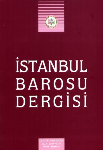 İstanbul Barosu Dergisi’Nin
Yeni Sayısı Çıktı