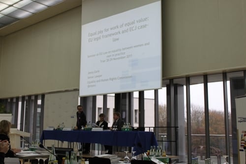 Avrupa Hukuk Akademisi (Era) Kadın Erkek Eşitliği Semineri Trier’De Gerçekleştirildi