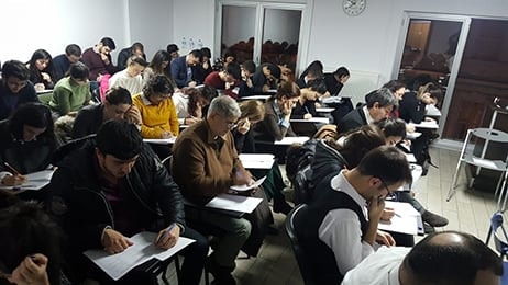 İngilizce Eğitimleri Seviye Tespit Sınavı Yapıldı