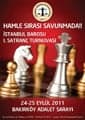 İstanbul Barosu 1. Satranç Turnuvası
Hamle Sırası Savunmada
