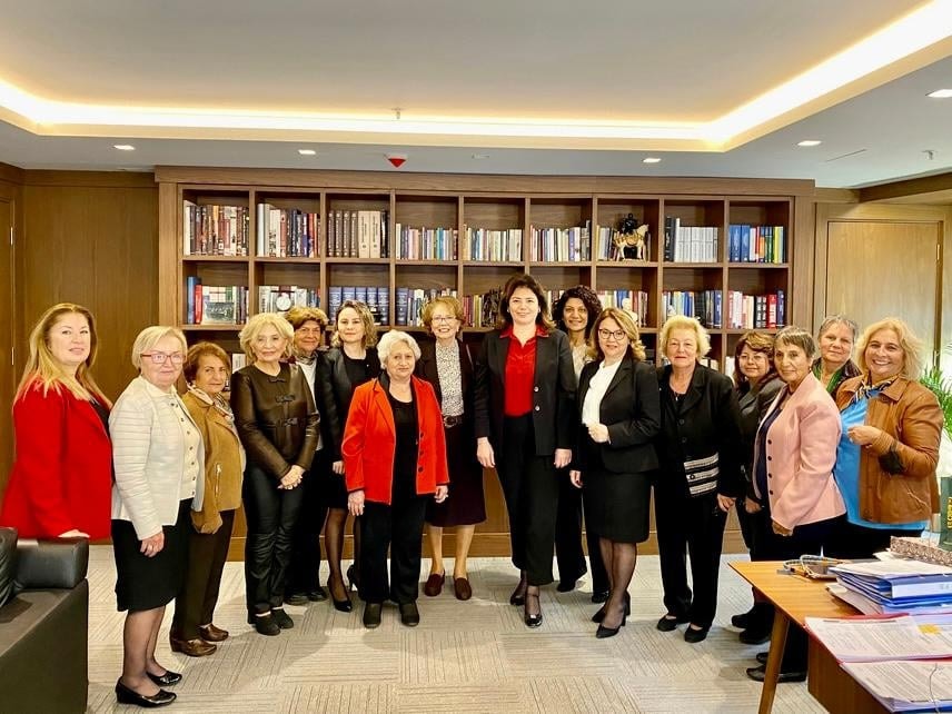 Türk Hukukçu Kadınlar Derneği’nden Başkanımız Av. Filiz Saraç’a Tebrik Ziyareti
