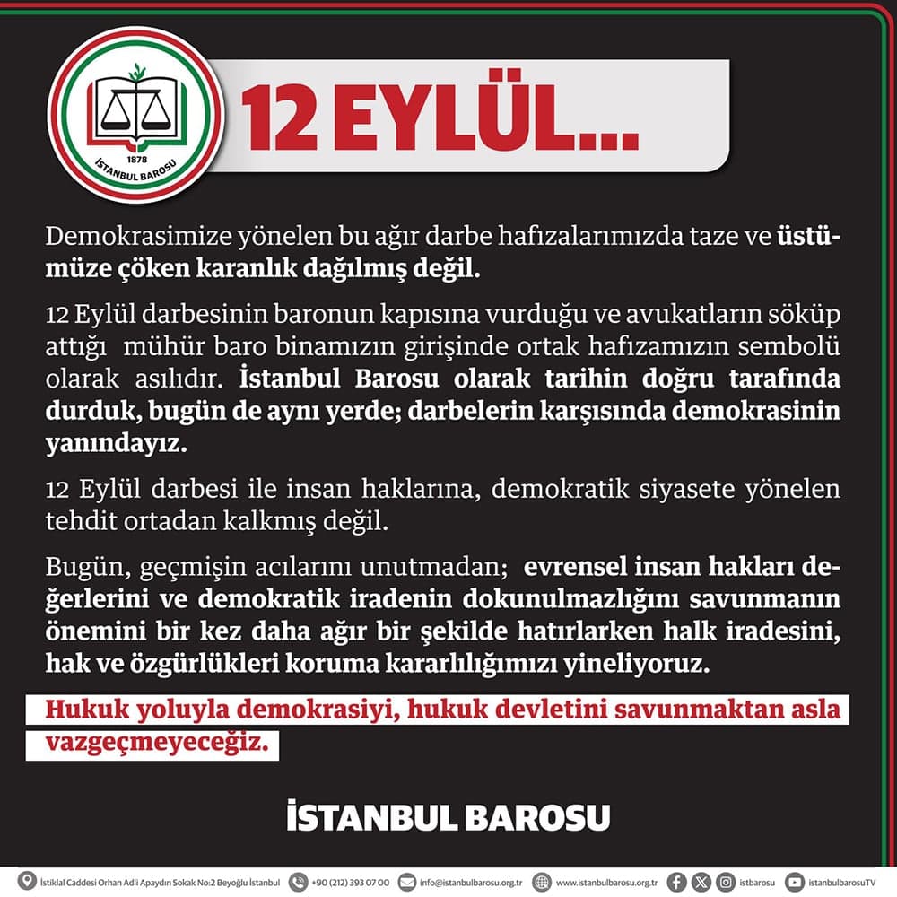 12 Eylül...