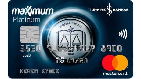 İş Bankası’ndan İstanbul Barosu üyesi Avukatlara özel, İstanbul Barosu Platinum Kart!