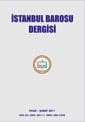 İstanbul Barosu Dergisi 2011/1 Ocak-Şubat Sayısı Çıktı