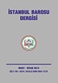 İstanbul Barosu Dergisi 2015-2 Mart Nisan Sayısı Çıktı