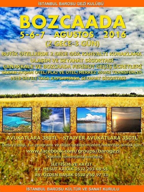 Bozcaada Gezisi