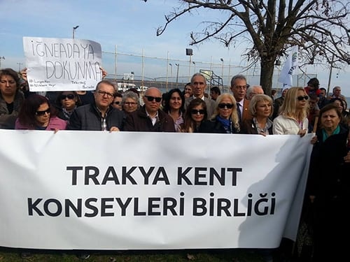 İğneada’Da Yapılacak Nükleer Santrala Karşı Protesto Eylemi