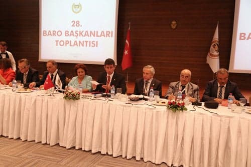28. Baro Başkanları Toplantısı Ankara’Da Yapıldı